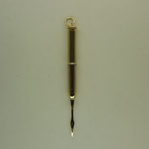 9ct Gold Retractable Tooth Pick Miscq00004