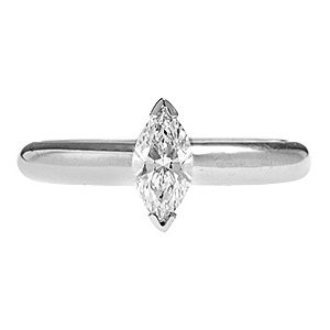 Platinum Marquise Diamond Ring Rpt00085