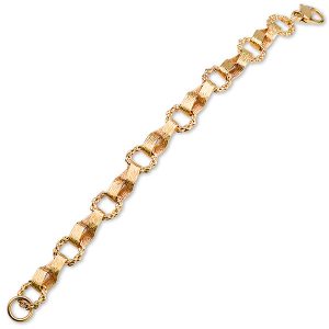 Handmade 9ct Yellow Gold Bracelet Bl00086