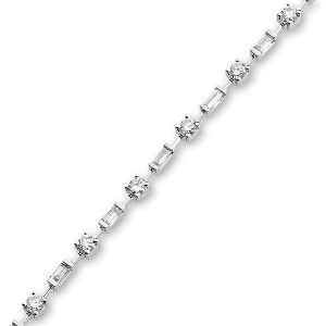 18ct White Gold Diamond Bracelet Bla00022