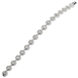 18ct White Gold Diamond Bracelet Bla00033