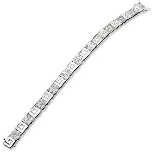 18ct White Gold Diamond Bracelet Bla00072