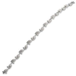 18ct White Gold Diamond Bracelet Bla00073