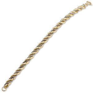 18ct Yellow Gold Rope Link Bracelet Bla00074
