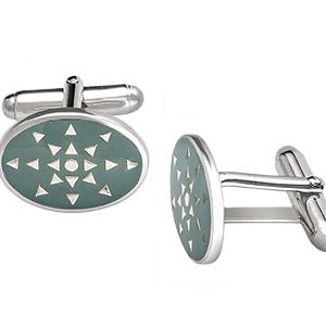 Darlington Silver Cufflinks Grey Ck00120