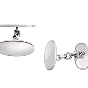 Rutland Silver Chain Cufflinks Cck00240