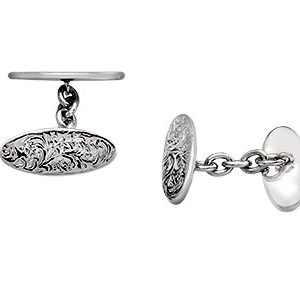 Burlington Silver Chain Cufflinks Cck00243