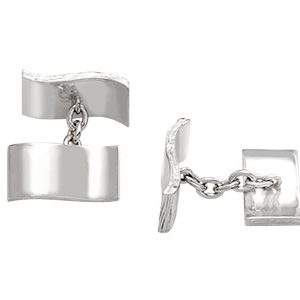 Harrogate Silver Chain Cufflinks Cck00242