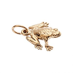 9ct Gold Frog Charm Cm00007