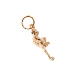 9ct Yellow Gold Solid Monkey Charm Cm00052