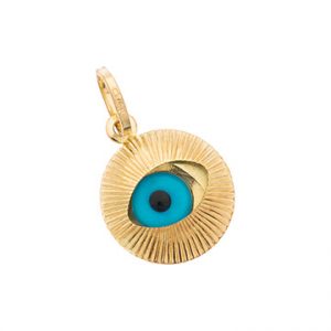 9ct-Gold Evil Eye Charm Cm00108