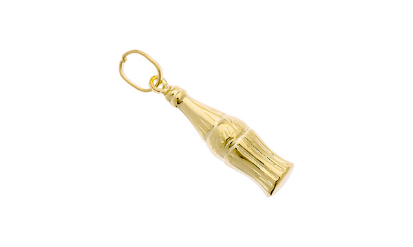 9ct Gold Coca-Cola Bottle Charm Cm00112
