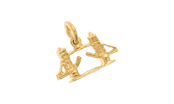 9ct Gold Solid Tower Bridge Charm Cm00121