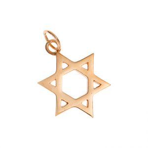 Star of David Necklace Rose Gold Cm00125