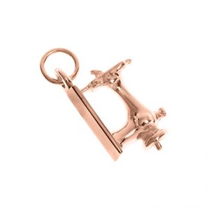 9ct Rose Gold Sewing Machine Charm Cm00131