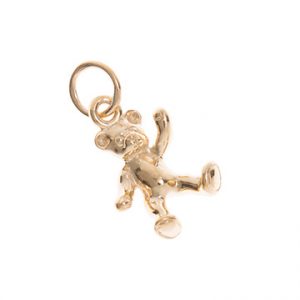 Gold Teddy Bear Charm Cm00141