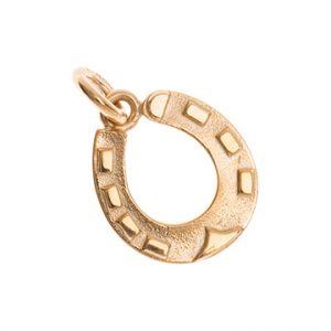 9ct Yellow Gold Lucky Horseshoe Charm Cm00150