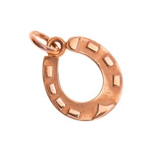 9ct Rose Gold Lucky Horseshoe Charm Cm00151