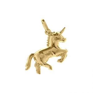 9ct Yellow Gold Unicorn Charm Cm00168