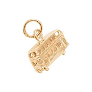 Gold London Bus Charm Cm00169