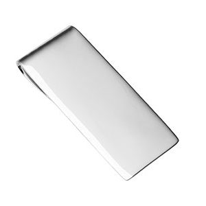 Plain Polished Sterling Silver Money Clip Mcs00001