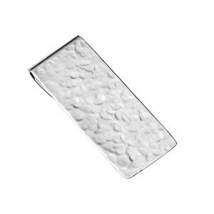Hammered Real Silver Money Clip Mcs00003