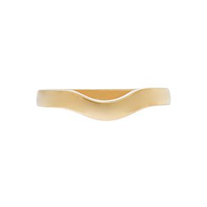 18ct Yellow Gold Wave Wedding Ring Rw00001