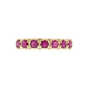 9ct Yellow Gold Ruby Eternity Ring R00087