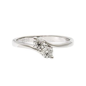 Double Diamond Ring Ra00234