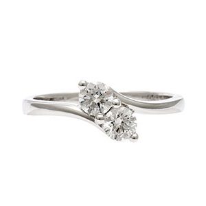 Two Stone Diamond Ring Ra00235