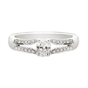 18ct White Gold Berwickshire Engagement Ring Ra00472