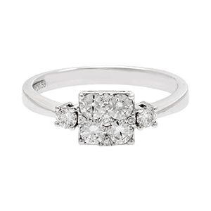 Diamond Square Cluster Ring Ra00553
