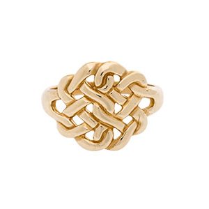 9ct Yellow Gold Celtic Knot Ring Rg00003